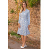 robe femme senior 3 boutons avant facile à enfiler