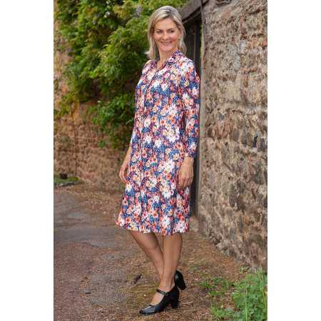 robe médicalisée ouverture dos bouton anti déshabillage femme ehpad
