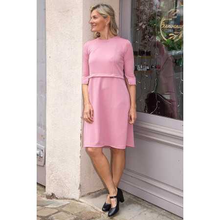 robe médicalisée femme agée senior ouverture dos pressions