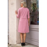 Robe médicalisée unie ouverture dos femme senior | Facilavi