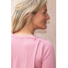 Robe médicalisée unie ouverture dos femme senior | Facilavi
