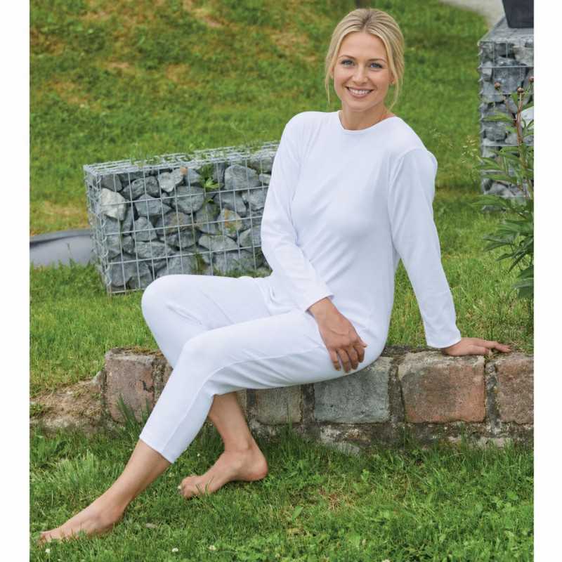 Grenouillère pour femme âgée dépendante - Ehpad -  chaude 100% coton