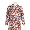 robe médicalisée femme senior ouverture croisée dos