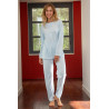 Pyjama long femme senior facile à enfiler | Facilavi