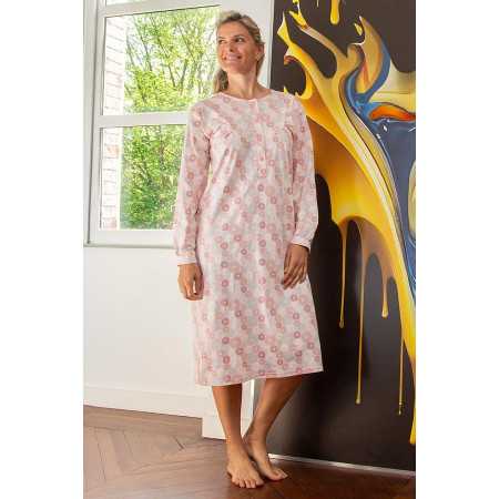 chemise de nuit confortable facile à enfiler longue femme senior