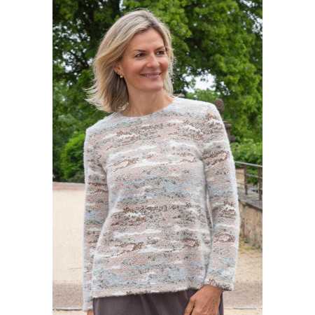 pull manches longues femme senior dépendante ouverture dos