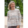 pull manches longues femme senior dépendante ouverture dos