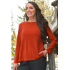 Pull médicalisé femme - ouverture dos croisé