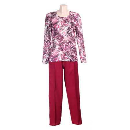 Grenouillère pour femme senior dépendante - fermeture dans le dos