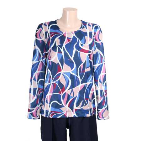 Grenouillère bleue pour femme âgée dépendante - Ehpad / Gériatrie - hiver
