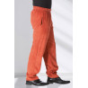 Pantalon facile à enfiler homme senior coloris brique profil