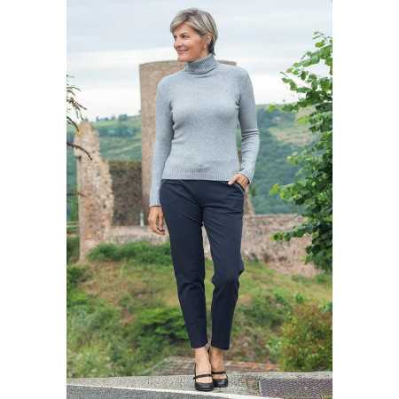 jogging près du corps confortable femme senior coloris marine