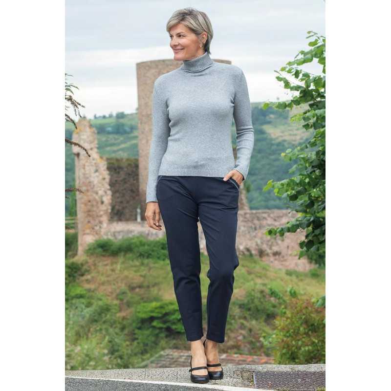 jogging près du corps confortable femme senior coloris marine