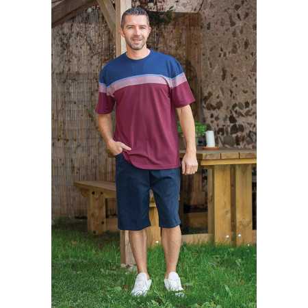 bermuda marine coton tenue