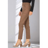 pantalon bordeaux facile à enfiler taille élastique femme senior profil