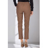 pantalon bordeaux facile à enfiler taille élastique femme senior dos