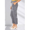 Pantalon femme senior taille élastique confortable | Facilavi
