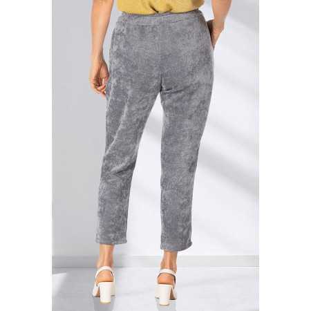 Pantalon femme senior taille élastique confortable | Facilavi