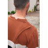 pull médicalisé ouverture dos homme senior ehpad manches longues  dos