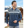 pull médicalisé homme senior ouverture dos pressions