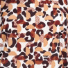 motif détail robe senior abstrait marron bordeaux zoom médicalisée ouverture dos ehpad