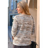 cardigan femme manches longues facile à enfiler dos