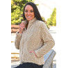 Gilet polaire doux zippé pour femme senior