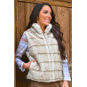 gilet molletonné zip femme senior sans manches