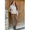 gilet molletonné zip femme senior sans manches tenue