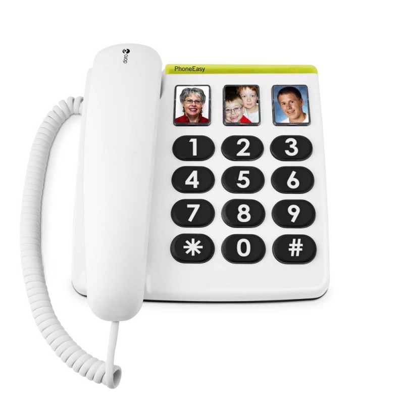Téléphone amplifié pour seniors et malentendants - Photophone 100