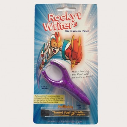 Crayon ergonomique Rockyt Writer PenAgain violet