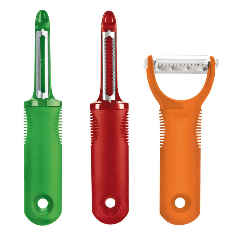 3 épluche-légumes couleur Oxo Good grips 3 épluche-légumes couleur Oxo Good grips