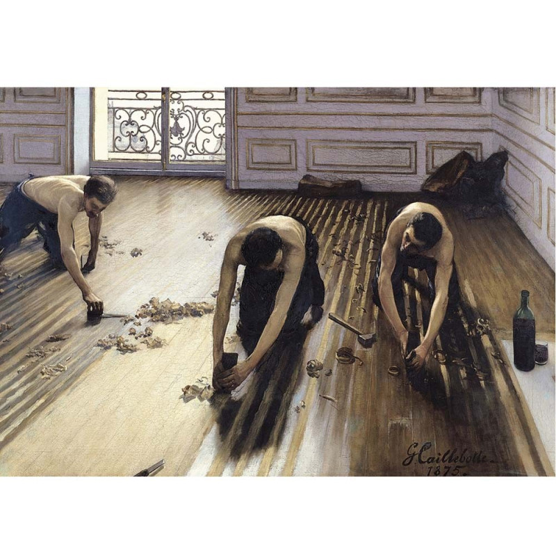 Puzzle d'art 300 grosses pièces Les raboteurs de parquet tableau