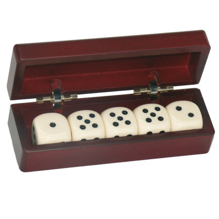 Coffret pour Yam's : 5 dés 22 mm