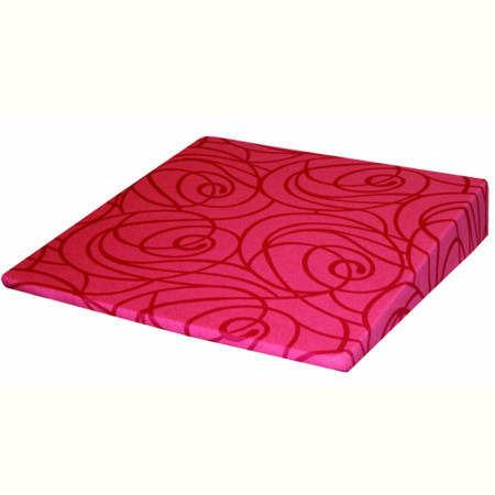 Coussin d'assise triangulaire Werkmeister Pourpre