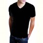 Tee-shirt homme manches courtes noir bio-céramique