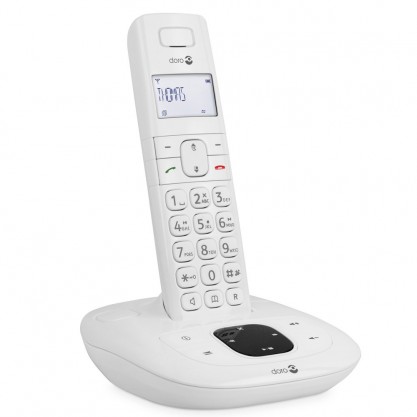 Doro téléphone-répondeur Dect Comfort 1015 blanc