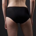 Culotte noire anti-odeur femme de dos - fond sombre