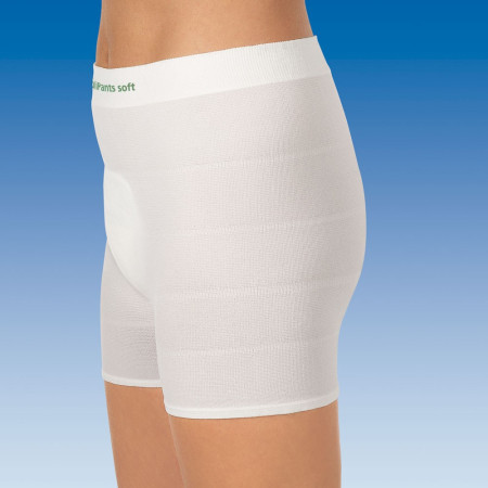 Slips de fixation et de maintien Molipants Soft, porté, vue de côté