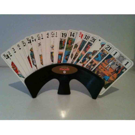 Support cartes à jouer à poser en éventail ref.2895 avec cartes de tarot