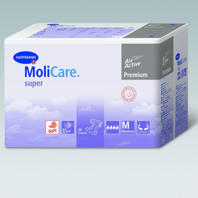 Molicare Premium soft super - medium - sachet de 30 Molicare Premium soft super - medium - sachet de 30