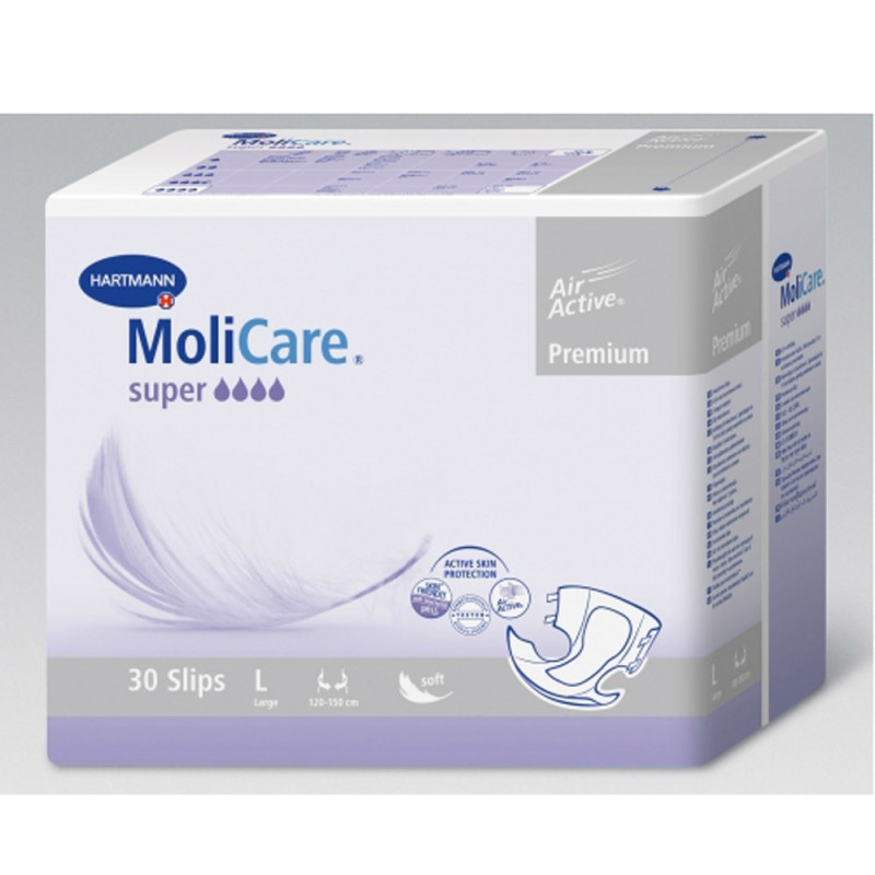 Molicare premium soft Super Hartmann - Taille 3 - sachet Molicare premium soft Super Hartmann - Taille 3 - sachet