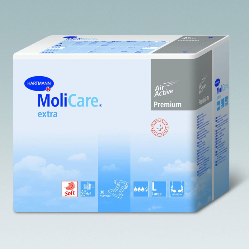 Molicare premium soft Extra - Hartmann - Taille 3 sachet Molicare premium soft Extra - Hartmann - Taille 3 sachet