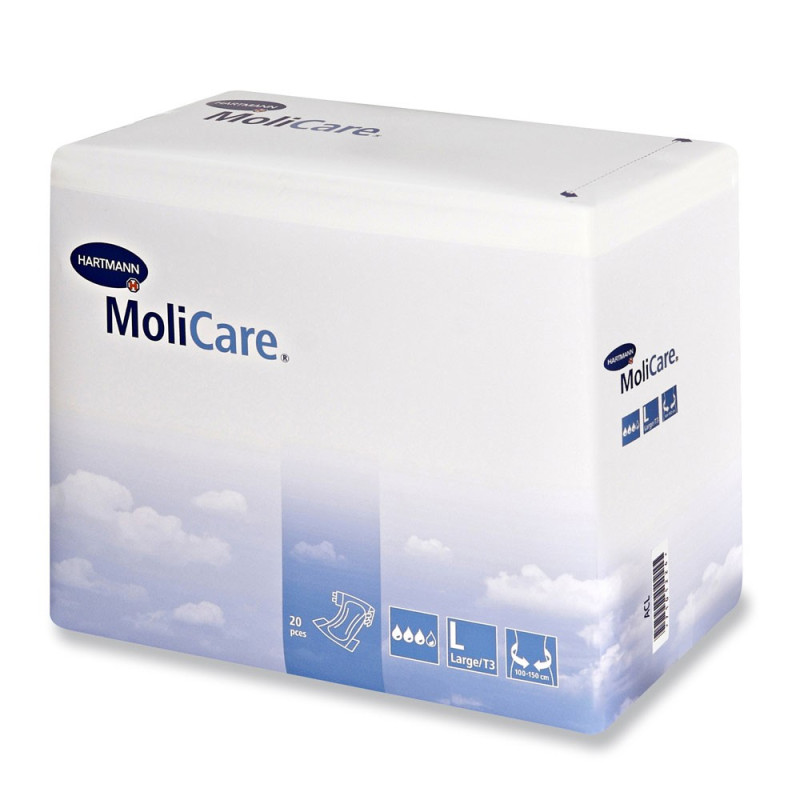 Changes complets Molicare jour Taille 3 L Changes complets Molicare jour Taille 3 L
