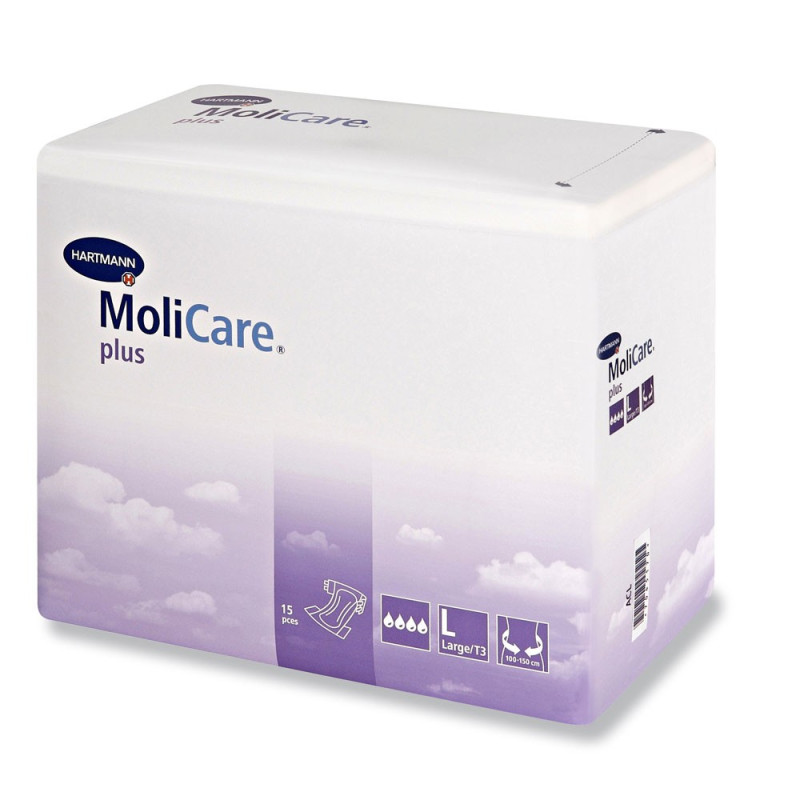 Changes complets Molicare Plus nuit Taille 3 L Changes complets Molicare Plus nuit Taille 3 L