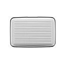 Porte cartes aluminium Ögon Designs argent dessous