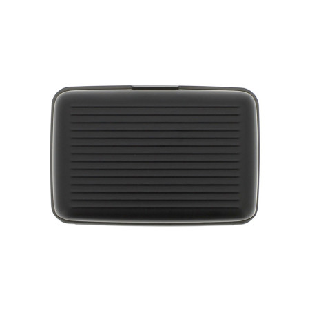 Porte cartes aluminium Ögon Designs noir dessous