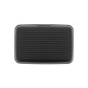 Porte cartes aluminium Ögon Designs noir dessous