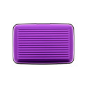 Porte cartes aluminium Ögon Designs violet dessous