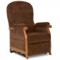 Country fauteuil releveur et relaxation 2 moteurs assis longlife soft chocolat